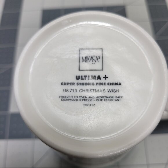 6 Mikasa Ultima Christmas Wish Coffee Cup Mug Tea Santa On Way Special Times Lot - Picture 11 of 11